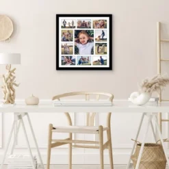 Americanflat 20x20 Collage Picture Frame - Multi Picture Frames Fit One 8x10, Four 5x5 And Six 4x6 Photos Or Use As One 20x20 Frame -- Black -Americanflat GUEST c523730d c312 4e4a 869c 99ea2bc6f59f