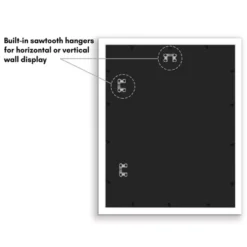 Americanflat 16x20 Collage Picture Frame - Multi Picture Frames Fit One 6x8, Four 5x7 And Four 4x4 Photos Or Use As One 16x20 Frame -- White -Americanflat GUEST c6e61048 84d5 4dbd aebb 1efdd6b7b7dd