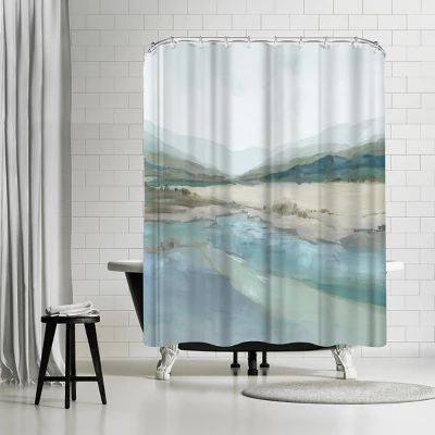 Americanflat 71X74 Abstract Shower Curtain By The Print Republic 12 Americanflat 71X74 Abstract Shower Curtain By The Print Republic - Image 10