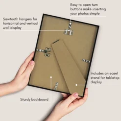 Americanflat 8.5x11 Picture Frame With Shatter-Resistant Glass - Streamline Collection - Thin Border Photo Frame For Wall - Black 15 Americanflat 8.5x11 Picture Frame With Shatter-Resistant Glass - Streamline Collection - Thin Border Photo Frame For Wall - Black -Americanflat GUEST c8db3215 cd70 418b bb03 d223d6ac75c4