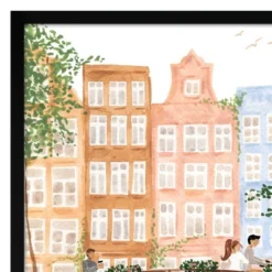 Americanflat 3 Piece 16x20 Wrapped Canvas Set - Italian Shore By Sabina Fenn - Coastal Wall Art -Americanflat GUEST cac0557e 9f65 4b1a 94b8 d81df8b6a0d4