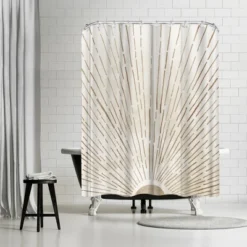 Americanflat 71" X 74" Shower Curtain Neutral Styles By Modern Tropical 21 Americanflat 71" X 74" Shower Curtain Neutral Styles By Modern Tropical -Americanflat GUEST cd8098a0 402a 4532 9d82 89d7c814e854