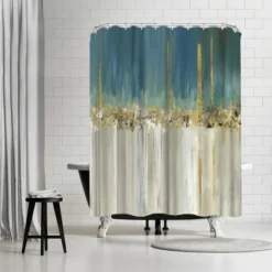 Americanflat 71" X 74" Shower Curtain Style 4 By PI Creative Art - Available In Variety Of Styles -Americanflat GUEST cece8a4d 784c 4f5c 9e1b 60a74472d57b