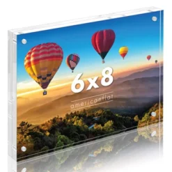 Americanflat Acrylic Picture Frame - Scratch Resistant With Magnetic Corners & Freestanding For Tabletop -Americanflat GUEST d17cf04a 1e0f 4a12 8e46 8a2f9fb20a17