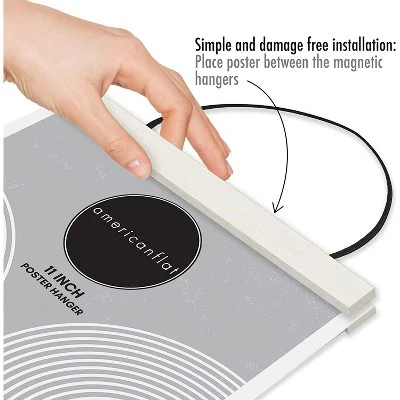 Americanflat Magnetic Poster Frames, Wooden Poster Hanger Frame For Posters, Prints 4 Americanflat Magnetic Poster Frames, Wooden Poster Hanger Frame For Posters, Prints - Image 2