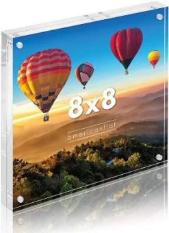 Americanflat Acrylic Picture Frame - Scratch Resistant With Magnetic Corners & Freestanding For Tabletop -Americanflat GUEST d5094a9e 66c3 4ae1 9af6 f7457b9d8914