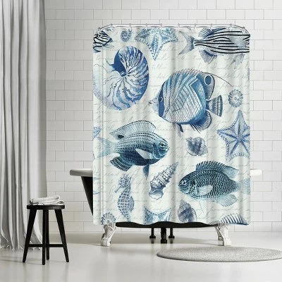 Americanflat 71X74 Abstract Shower Curtain By The Print Republic 14 Americanflat 71X74 Abstract Shower Curtain By The Print Republic - Image 12
