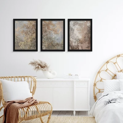 (Set Of 3) Forest Fresco By Victoria Barnes Framed Triptych Wall Art Set - Americanflat 3 (Set Of 3) Forest Fresco By Victoria Barnes Framed Triptych Wall Art Set - Americanflat