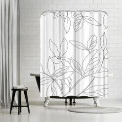 Americanflat 71" X 74" Shower Curtain Style 9 By PI Creative Art - Available In Variety Of Styles -Americanflat GUEST d8dfbdcf 796d 4cfd b8ca d51f537ac346