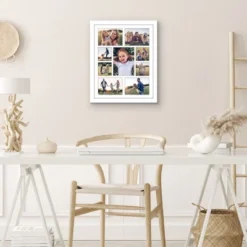Americanflat 16x20 Collage Picture Frame - Multi Picture Frames Fit One 6x8, Four 5x7 And Four 4x4 Photos Or Use As One 16x20 Frame -- White -Americanflat GUEST d9fe70f9 f60c 49f8 be32 8fb0243bb962