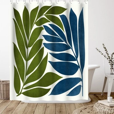 Americanflat 71" X 74" Shower Curtain, Deep Woods By Modern Tropical 4 Americanflat 71" X 74" Shower Curtain, Deep Woods By Modern Tropical - Image 2