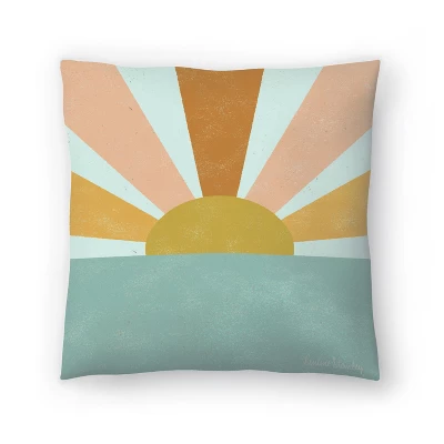Americanflat Sunbeam Ocean Throw Pillow By Pauline Stanley 5 Americanflat Sunbeam Ocean Throw Pillow By Pauline Stanley - Image 3