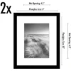 Americanflat 8x10 Picture Frame With Mat For 5x7, Black, 2 Pack 1 Americanflat 8x10 Picture Frame With Mat For 5x7, Black, 2 Pack -Americanflat GUEST dbd074af e405 4295 9873 6289e767293b