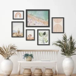 (Set Of 6) Framed Prints Gallery Wall Art Set Pastel Beach By Sisi And Seb - Americanflat 11 (Set Of 6) Framed Prints Gallery Wall Art Set Pastel Beach By Sisi And Seb - Americanflat -Americanflat GUEST de196aaa 7835 4c8f be35 542ee35f3537