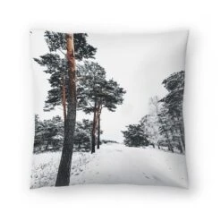 Winter Holidays In Forest By Tanya Shumkina Throw Pillow - Americanflat -Americanflat GUEST e0859805 cfbe 4ccc 8d32 1ee6297e57a1