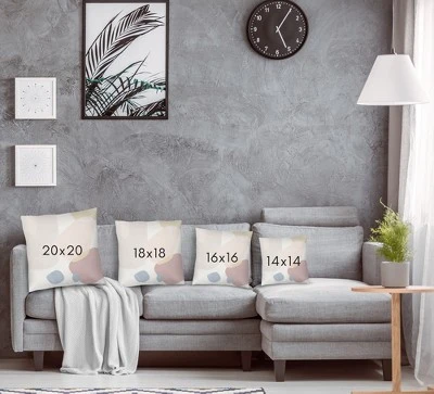 Americanflat Pink Pebbles Iii By Pi Creative Art Throw Pillow 5 Americanflat Pink Pebbles Iii By Pi Creative Art Throw Pillow - Image 3