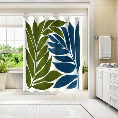 Americanflat 71" X 74" Shower Curtain, Deep Woods By Modern Tropical 3 Americanflat 71" X 74" Shower Curtain, Deep Woods By Modern Tropical