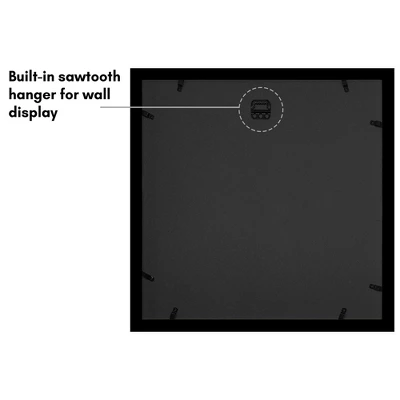 Americanflat 14x14 Collage Picture Frame With Polished Plexiglass - Fits Six 4x6 Photos Or One 14x14 Photo - Gallery Wall Frame Set - Black 7 Americanflat 14x14 Collage Picture Frame With Polished Plexiglass - Fits Six 4x6 Photos Or One 14x14 Photo - Gallery Wall Frame Set - Black - Image 5