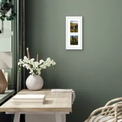 Americanflat 4x6 Double Picture Frame - Fits Two 4x6 Photos Or Use As One 6x14 Frame -- Collage Frames For Tabletop And Wall Display - White -Americanflat GUEST e3c9430f dda1 4d8d 9c57 9ae5b26458a7