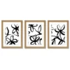 Black And White Floral Drawing By Jetty Home - 3 Piece Gallery Framed Print Art Set -Americanflat GUEST e48da32b 877a 4928 bf07 70d5dd1deb54