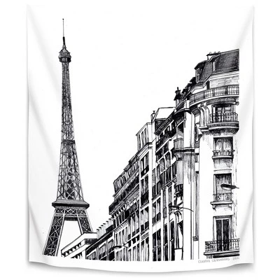 Americanflat Paris By Claudia Libenberg Wall Tapestry 7 Americanflat Paris By Claudia Libenberg Wall Tapestry - Image 5