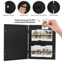 Americanflat 9x11 Picture Frame With Storage - Fits Four 2x3 Instant-Print Photos - Storage Frame Holds Up To 100 Photos - Black 11 Americanflat 9x11 Picture Frame With Storage - Fits Four 2x3 Instant-Print Photos - Storage Frame Holds Up To 100 Photos - Black -Americanflat GUEST e557c92a 1c5c 4bdd bbdb ebdf61b66449