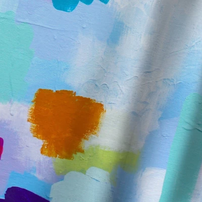 Americanflat Texture By Deb McNaughton Blackout Rod Pocket Single Curtain Panel 50x84 3 Americanflat Texture By Deb McNaughton Blackout Rod Pocket Single Curtain Panel 50x84 - Image 2