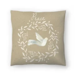 White Dove I By Pi Holiday Collection - Minimalist Throw Pillow -Americanflat GUEST e825eee0 47f1 4269 9c94 73cdad7610a6