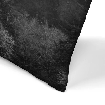 Black And White Foggy Nature By Tanya Shumkina Throw Pillow - Americanflat 3 Black And White Foggy Nature By Tanya Shumkina Throw Pillow - Americanflat