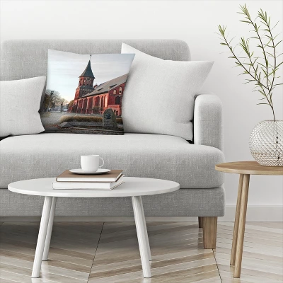 Gothic Church By Tanya Shumkina Throw Pillow - Americanflat 4 Gothic Church By Tanya Shumkina Throw Pillow - Americanflat - Image 2