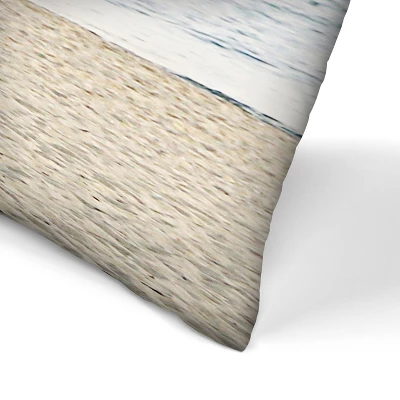 Sunset Over Beach By Tanya Shumkina Throw Pillow - Americanflat 3 Sunset Over Beach By Tanya Shumkina Throw Pillow - Americanflat