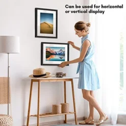 Americanflat 11x14 Picture Frame With Shatter-Resistant Glass - Use As 8x10 Frame With Mat Or 11x14 Frame Without Mat - Signature Collection - Black 12 Americanflat 11x14 Picture Frame With Shatter-Resistant Glass - Use As 8x10 Frame With Mat Or 11x14 Frame Without Mat - Signature Collection - Black -Americanflat GUEST ed7a1a2e 2a97 496b b209 412811c7816a