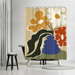Americanflat 71x74 Floral & Botanical Shower Curtain By Miho Art Studio -Americanflat GUEST eea291f9 0a95 4a88 8531 5928e4da5efa