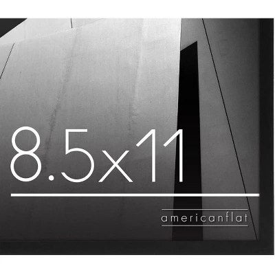 Americanflat 8.5x11 Picture Frame With Shatter-Resistant Glass - Streamline Collection - Thin Border Photo Frame For Wall - Black 8 Americanflat 8.5x11 Picture Frame With Shatter-Resistant Glass - Streamline Collection - Thin Border Photo Frame For Wall - Black - Image 6