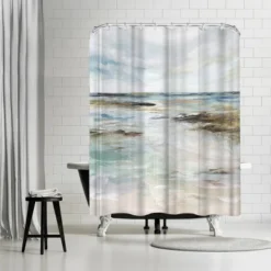 Americanflat 71" X 74" Shower Curtain Style 7 By PI Creative Art - Available In Variety Of Styles -Americanflat GUEST f57eccc8 9e8c 48ed b3e4 810b5693cbba