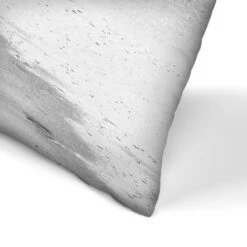 Surfer Walking On The Beach In Black And White By Tanya Shumkina Throw Pillow - Americanflat