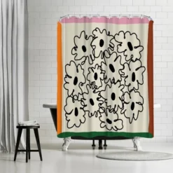 Americanflat 71x74 Floral & Botanical Shower Curtain By Miho Art Studio -Americanflat GUEST f6d7aab6 2d8b 486d b081 2ebe8a88a949