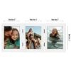 Americanflat Hinged 3 Photo Frame In White MDF - Desk Photo Frame For 5X7" Photos - Tri Folding Picture Frame For Desk 2 Americanflat Hinged 3 Photo Frame In White MDF - Desk Photo Frame For 5X7" Photos - Tri Folding Picture Frame For Desk -Americanflat GUEST fa1aa251 0edf 4888 b953 54025525d496