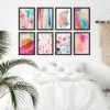 Jeweel Toned Watercolors By Hope Bainbridge - Modern 8 Piece Black Framed Art Set - Americanflat 2 Jeweel Toned Watercolors By Hope Bainbridge - Modern 8 Piece Black Framed Art Set - Americanflat -Americanflat GUEST fcb8f829 5b1b 4235 ab0f 1736e288da1e