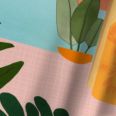 Americanflat 71" X 74" Shower Curtain, Ocean View 2 By Modern Tropical 5 Americanflat 71" X 74" Shower Curtain, Ocean View 2 By Modern Tropical - Image 3