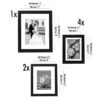 Americanflat Picture Frame Set Of 7 Pieces With Tempered Shatter-resistant Glass - Available In A Variety Of Sizes And Styles 2 Americanflat Picture Frame Set Of 7 Pieces With Tempered Shatter-resistant Glass - Available In A Variety Of Sizes And Styles -Americanflat GUEST fef4b26d 277d 45de b4e0 601d38da5b2e