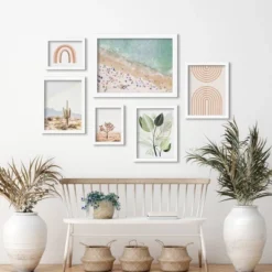 (Set Of 6) Framed Prints Gallery Wall Art Set Pastel Beach By Sisi And Seb - Americanflat 12 (Set Of 6) Framed Prints Gallery Wall Art Set Pastel Beach By Sisi And Seb - Americanflat -Americanflat GUEST ff019196 78d7 4a38 8866 4adc29449efc