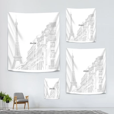 Americanflat Paris By Claudia Libenberg Wall Tapestry 5 Americanflat Paris By Claudia Libenberg Wall Tapestry - Image 3